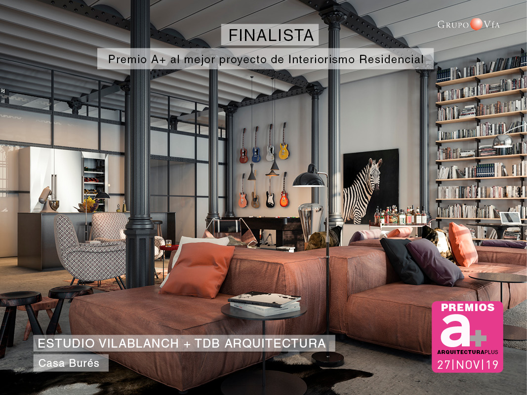 Casa Burés finalista en los premios Arquitectura Plus 2019