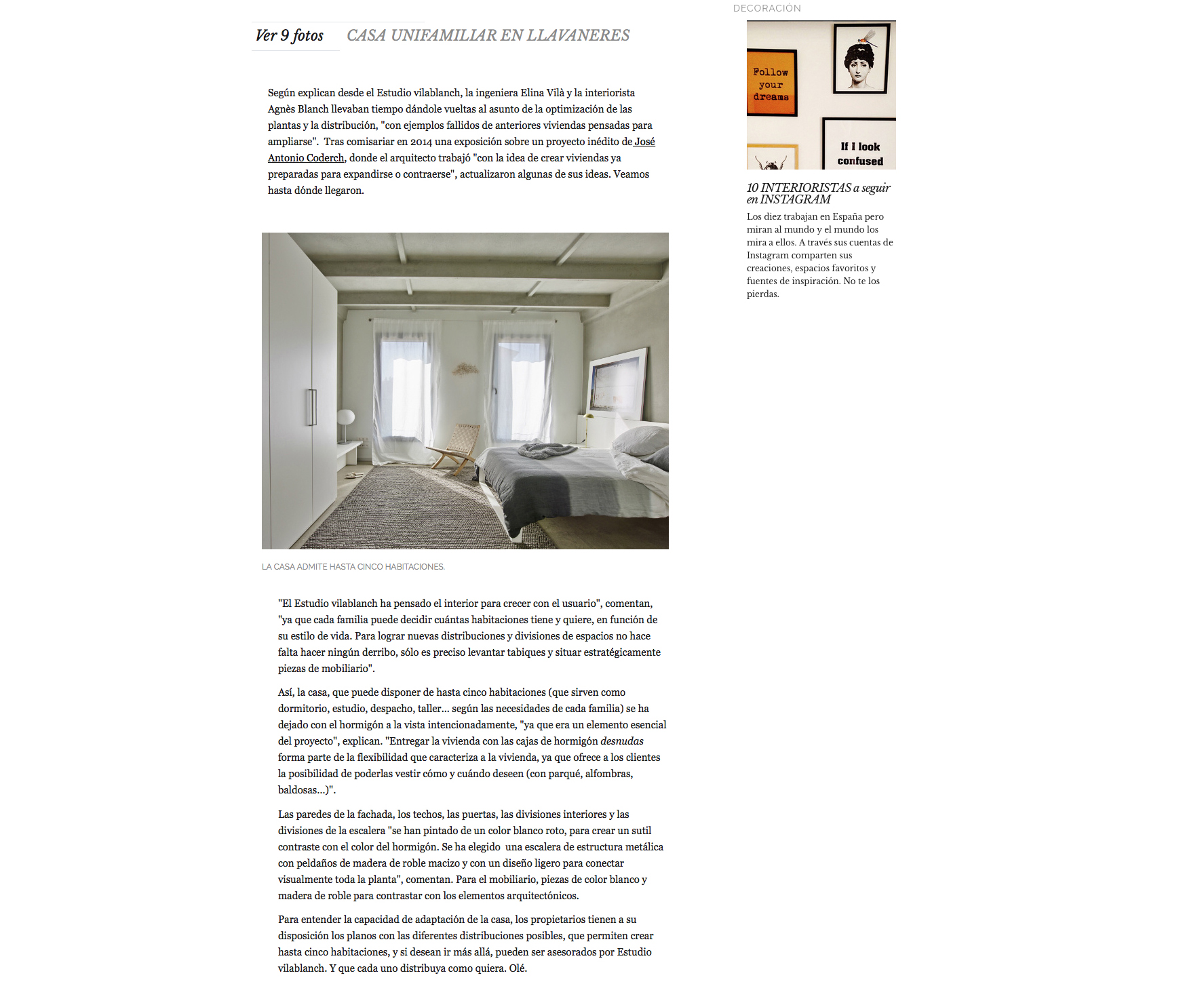 proyecto interiorismo casa flexible y adaptable en llavaneras estudio vilablanch