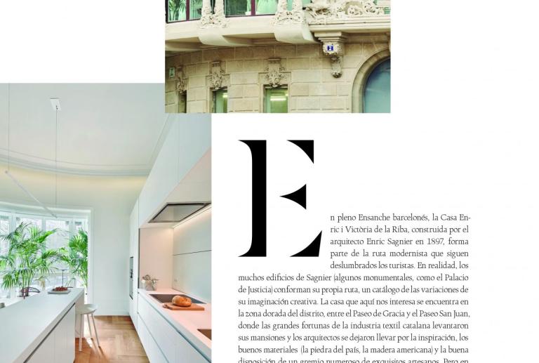 Proyecto vilablanch edificio sagnier barcelona en revista Arquitectura y Diseaño