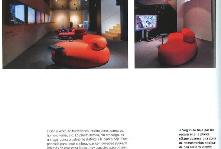 Diseño Interior Nº212. Sony Madrid