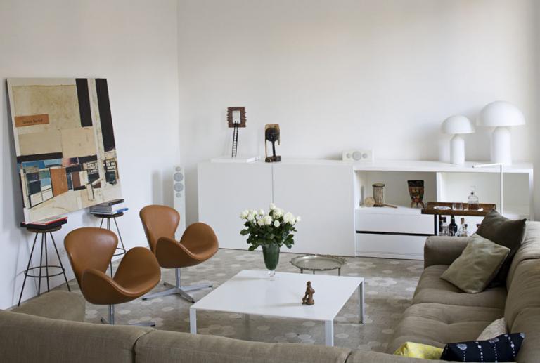 Proyecto de interiorismo vivienda modernista, reforma de piso señorial en el ensanche Barcelona