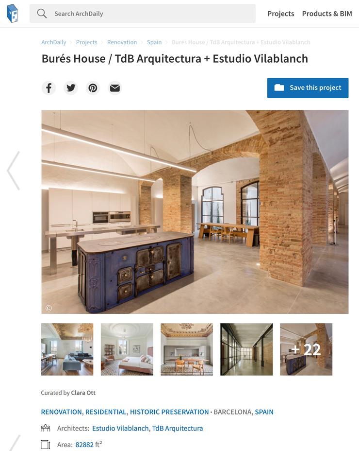 Archdaily · Casa Burés · Marzo 2021