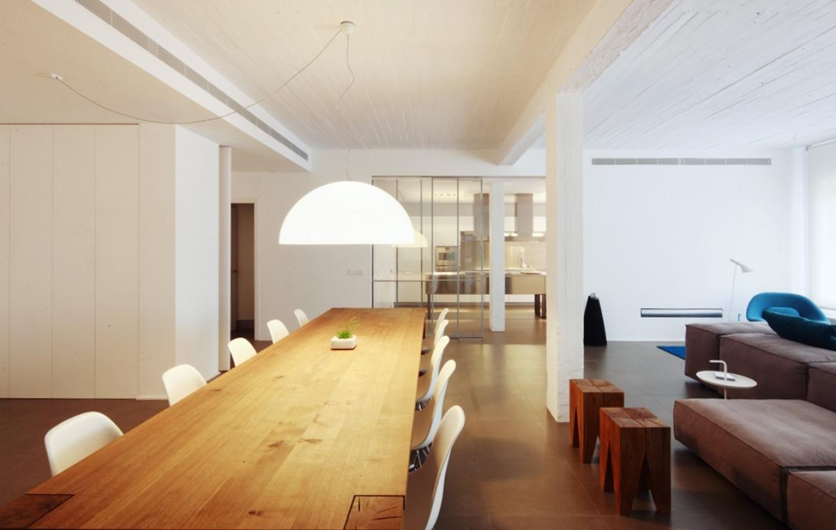 Projecte d'interiorisme habitatge loft industrial reforma global a Barcelona