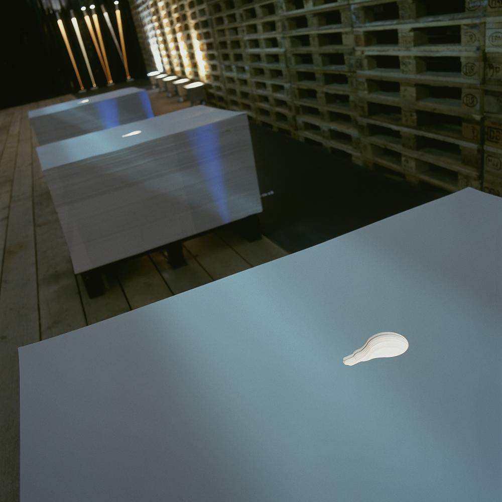 La luz de las páginas blancas. Casa Decor 2003 La luz de las páginas blancas. Casa Decor 2003